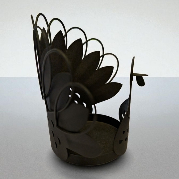 Yankee Candle Turkey Leaves Jar Candle Holder for Medium or Large Jars (New) - Picture 2 of 7